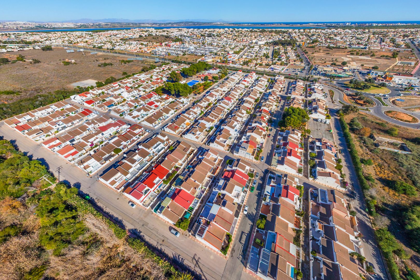 El Limonar neighborhood Torrevieja affordable living aerial